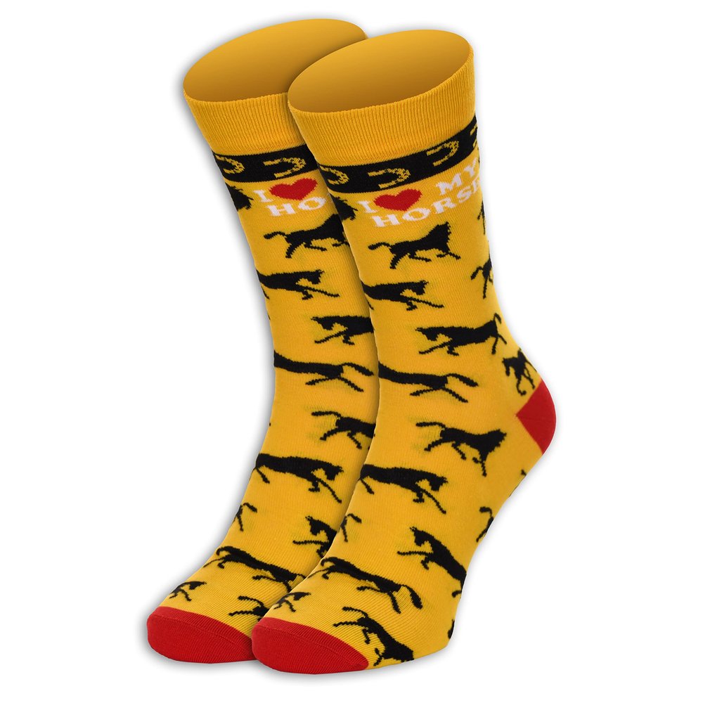 Animal-Themed Socks (US, Numeric, 8, 11, Regular, Regular, Horse)