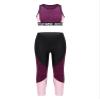 Fldy Kids Girls Athletic Leggings and Crop Tops Tracksuit Set Activewear 2 Piece Dance Sports Workout Outfits Pink Black 6 Years view 4