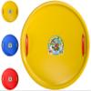 Snow Works 27" Lifetime Saucer Sled - Durable High-Density Plastic, Handles, Ideal for Adults, Kids, and Teens - 1 Person Snow Sled for Kids and Adults (Yellow) view 1