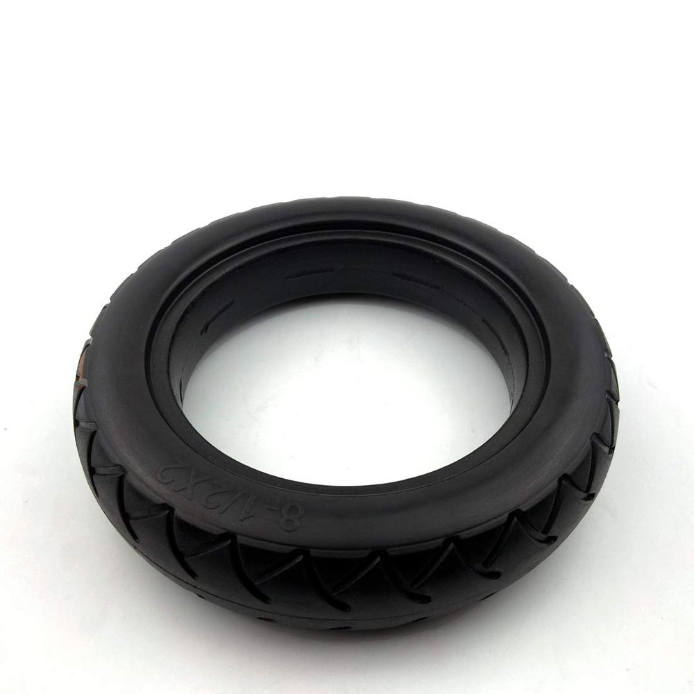 L-faster Size 8 1/2x 2 Solid Tyre Scooter Replacement Tyre Scooter Spare Airless Tire 8.5x2 Rubber Tire (1 tyre)