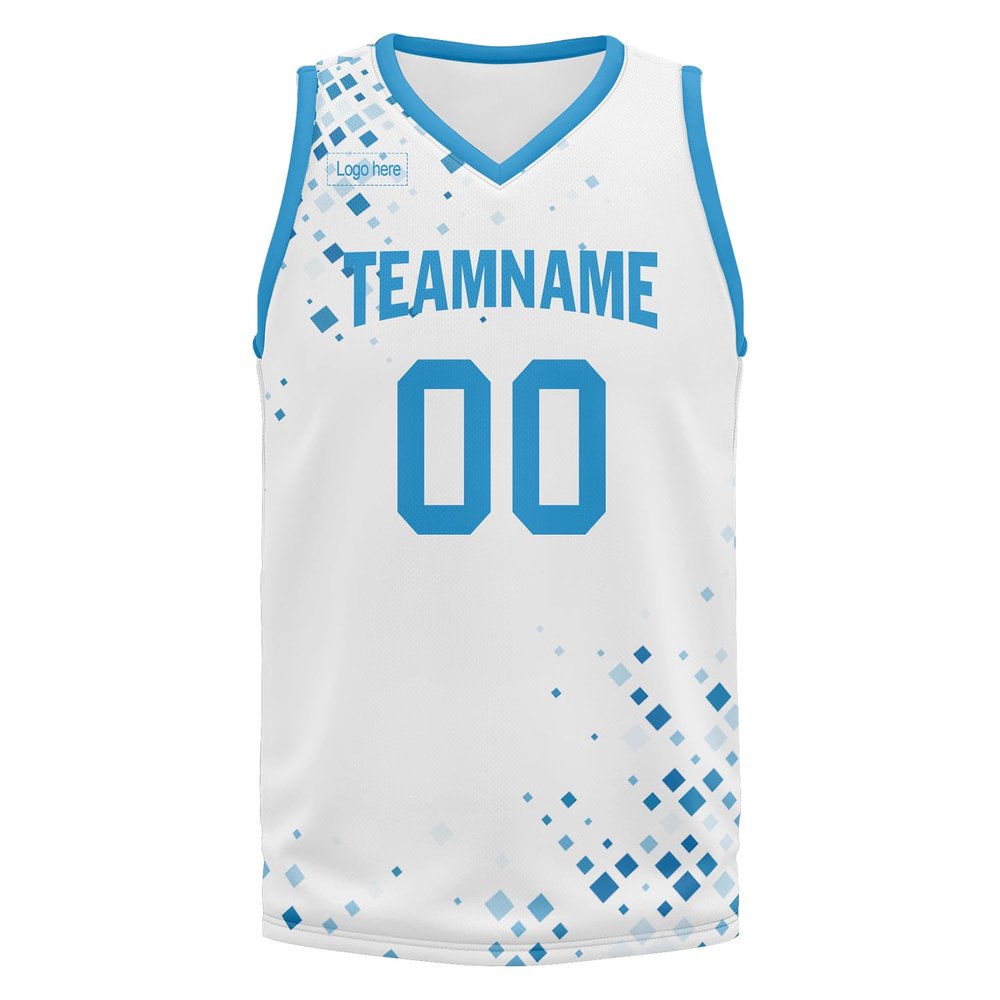 Custom Basketball Jersey for Men Basketball Uniform Youth Kids with Name,Numer,Logo, Personalized Team Jerseys Sportwear White-Black