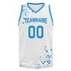 Custom Basketball Jersey for Men Basketball Uniform Youth Kids with Name,Numer,Logo, Personalized Team Jerseys Sportwear White-Black view 1