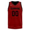 Custom Basketball Jersey for Men Basketball Uniform Youth Kids with Name,Numer,Logo, Personalized Team Jerseys Sportwear Red-Blue view 1