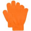 Uttpll Kids Gloves Winter Knit Gloves for Toddler Baby Magic Mittens Children Warm Stretchy Finger Gloves for Boys Girls Orange One Size view 1