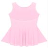 Yeahdor Girls Spakle Rhinestones Figure Ice Skating Dress Gymnastic Tank Leotard Ballet Dance Tutu Dress Pink 8 Years view 4