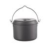 CAMPINGMOON Camping Pot 5.5-Quart Portable Campfire Cooking Hanging Pot Lightweight Aluminum MC-255 view 1