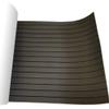 94.5" x 35.4" EVA Foam Floor Boat Flooring Decking Sheet, 6mm Anti-Slip and Self-Adhesive Boat Flooring Decking Pad Flooring Mat Faux Teak Decking Mat for Home Office Boat Yacht (Dark Gray with Black) view 2