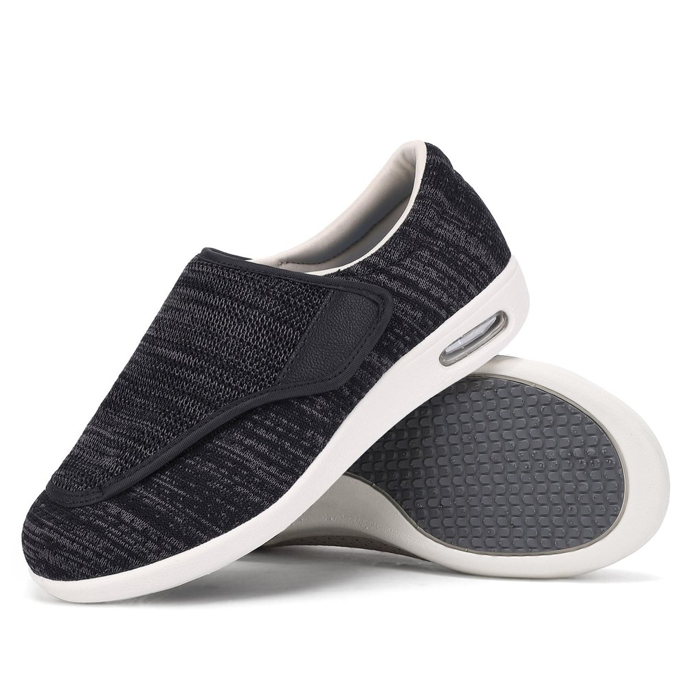 Elitechoice Diabetic Shoes for Women, Women's Wide Width Elderly Shoes, Adjustable Closure Lightweight Breathable, Swollen Feet Walking Edema Sneakers