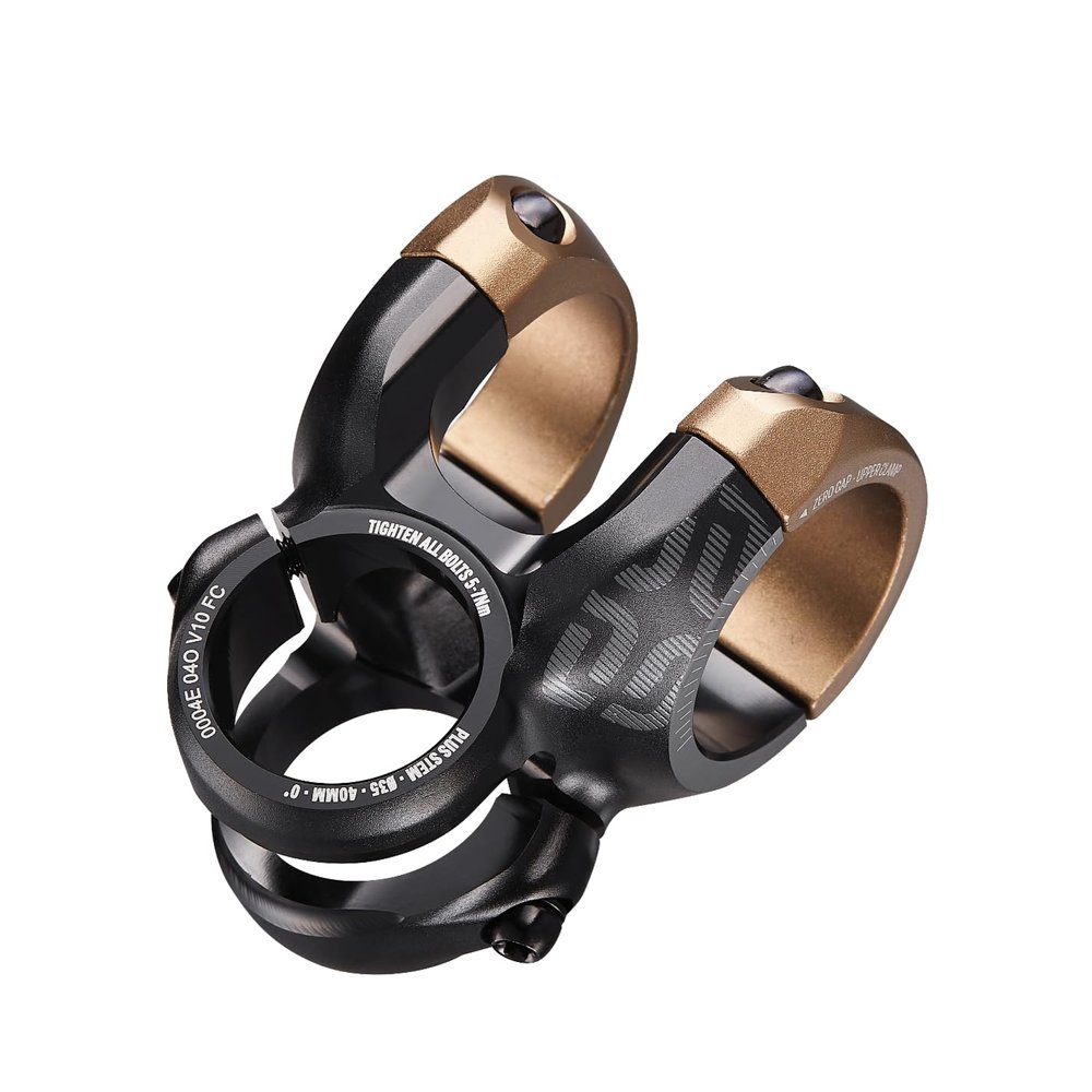 e*thirteen Plus 35 MTB Stem - 35mm Clamp, 7050 Aluminum, 40/50mm Length, Color Options, Mountain Bike, XC, Enduro Trail, DH (Bronze, 50mm)