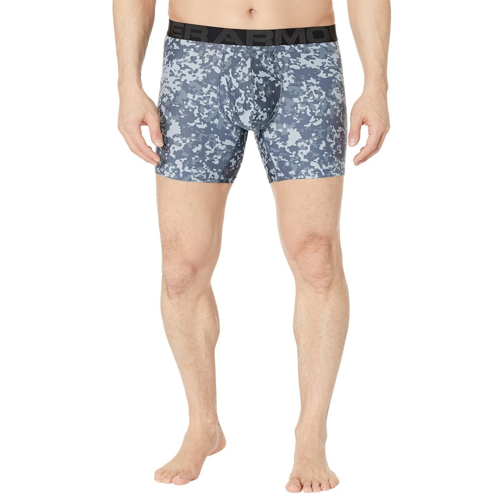 Under Armour Tech 6'' Boxerjock Single Seasonal Harbor Blue/Jet Gray 5XL
