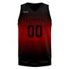 Custom Basketball Jersey for Men Basketball Uniform Youth Kids with Name,Numer,Logo, Personalized Team Jerseys Sportwear Black-red view 1