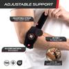 Sleeve Stars Tennis Elbow Brace for Men & Women, Elbow Brace for Tendonitis, Tennis Elbow Strap, Golfers Elbow Brace, Elbow Support Wrap for Tennis Elbow Relief, Fits 9"-23" (Pair/Black) view 3