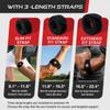Sleeve Stars Tennis Elbow Brace for Men & Women, Elbow Brace for Tendonitis, Tennis Elbow Strap, Golfers Elbow Brace, Elbow Support Wrap for Tennis Elbow Relief, Fits 9"-23" (Pair/Black) view 4