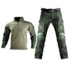 HARGLESMAN Men's Tactical Airsoft Long Sleeve Uniform Set Shirts Snug Fitting Top Shirt Practical Painting Ball Comfortable Breathable Soft Work Hiking Hunting Outdoor Suits Russian Camo XL view 1