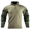 HARGLESMAN Men's Tactical Airsoft Long Sleeve Uniform Set Shirts Snug Fitting Top Shirt Practical Painting Ball Comfortable Breathable Soft Work Hiking Hunting Outdoor Suits Russian Camo XL view 2