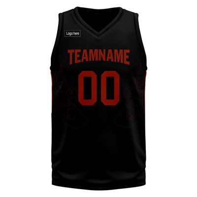 Custom Basketball Jersey for Men Basketball Uniform Youth Kids with Name,Numer,Logo, Personalized Team Jerseys Sportwear Bk-yl-rd Small