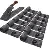 Sratte 12 Pcs 54 Inch Gun Socks Silicone Anti Rust Thick Gun Sleeve Waterproof with Drawstring Closure Bulk Pack for Tactical Hunting(Dark Gray) view 1