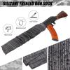 Sratte 12 Pcs 54 Inch Gun Socks Silicone Anti Rust Thick Gun Sleeve Waterproof with Drawstring Closure Bulk Pack for Tactical Hunting(Dark Gray) view 3