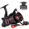 Sougayilang Carp Spinning Reel Carbon Fiber Drag for Fishing Action Bait Feeder Standard Fishing Reel Runner for Freshwater - SA7000 view 1