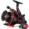 Sougayilang Carp Spinning Reel Carbon Fiber Drag for Fishing Action Bait Feeder Standard Fishing Reel Runner for Freshwater - SA7000 view 2