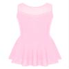 Yeahdor Girls Spakle Rhinestones Figure Ice Skating Dress Gymnastic Tank Leotard Ballet Dance Tutu Dress Pink 14 Years view 1
