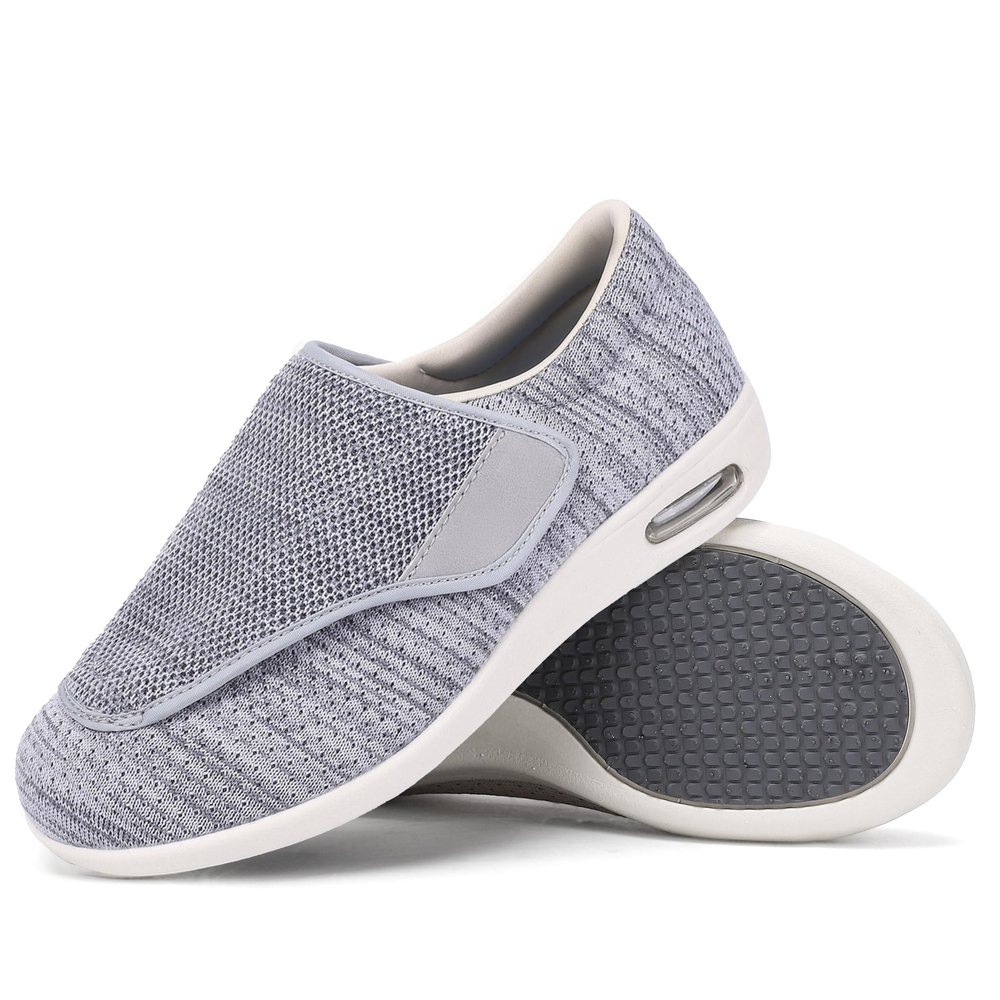 Elitechoice Diabetic Shoes for Women, Women's Wide Width Elderly Shoes, Adjustable Closure Lightweight Breathable, Swollen Feet Walking Edema Sneakers