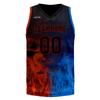 Custom Basketball Jersey for Men Basketball Uniform Youth Kids with Name,Numer,Logo, Personalized Team Jerseys Sportwear Rd-bl-wh Small view 1