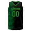 Custom Basketball Jersey for Men Basketball Uniform Youth Kids with Name,Numer,Logo, Personalized Team Jerseys Sportwear Green-Black view 1
