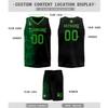 Custom Basketball Jersey for Men Basketball Uniform Youth Kids with Name,Numer,Logo, Personalized Team Jerseys Sportwear Green-Black view 4