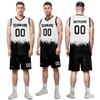 Custom Basketball Jersey for Men Basketball Uniform Youth Kids with Name,Numer,Logo, Personalized Team Jerseys Sportwear Bk-wh-ny Small view 2