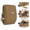 Tactical Utility Pouch Multi-Purpose MOLLE Pouch Small EDC Waist Pouch Multi-Tool Organizer for Tactical Backpack 500D Cordura (Coyote Brown) view 3