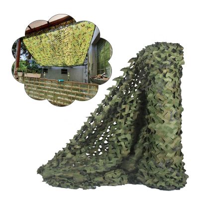 Camouflage Netting, Sunscreen Camo Net, Sunshade Net Cover for Military Hunting Shooting, 4x8/5x6/9x10m Large Camouflage Net,3x4m(9.8 * 13ft)