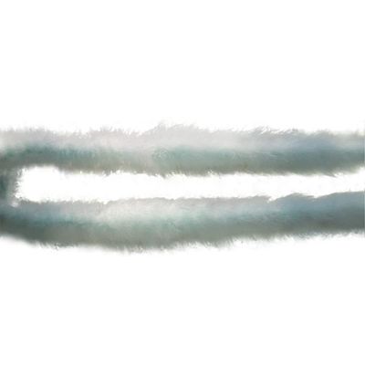 ECYC 78.74 inch Turkey Feather Boas, Fluffy Turkey Chandelle Feather Boas for DIY Crafts Wedding Party Dancing Decoration,Light Blue Green