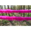 ECYC 78.74 inch Turkey Feather Boas, Fluffy Turkey Chandelle Feather Boas for DIY Crafts Wedding Party Dancing Decoration,Rose Red view 2