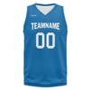 Custom Basketball Jersey for Men Basketball Uniform Youth Kids with Name,Numer,Logo, Personalized Team Jerseys Sportwear Blue-White view 1