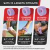 Sleeve Stars Tennis Elbow Brace for Men & Women, Elbow Brace for Tendonitis, Tennis Elbow Strap, Golfers Elbow Brace, Elbow Support Wrap for Tennis Elbow Relief, Fits 9"-23" (Pair/Light Purple) view 4
