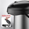 WIGSELBL Thermal Coffee Carafe Coffee Dispenser,3L(102 Oz) Airpot Beverage Dispenser Insulated Stainless Steel Large Coffee Thermal,Pump Action Airpot for Hot/Cold Water (Color : Silver, Size : 3.5L) view 2