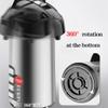 WIGSELBL Thermal Coffee Carafe Coffee Dispenser,3L(102 Oz) Airpot Beverage Dispenser Insulated Stainless Steel Large Coffee Thermal,Pump Action Airpot for Hot/Cold Water (Color : Silver, Size : 3.5L) view 3