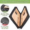 GOBUROS Cornhole Carrying Case Fits Regulation Size Board, Cornhole Carrying Bag with Front Sandbag Pockets, Two-Ways Zipper and Padded Shoulder Strap, Only Bag view 2