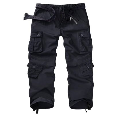 TRGPSG Women's Cargo Pants Relaxed Fit Camo Pants Fashion Y2K Pants Parachute Techwear Work Pants with Multi Pocket 2039 Black 10