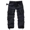 TRGPSG Women's Cargo Pants Relaxed Fit Camo Pants Fashion Y2K Pants Parachute Techwear Work Pants with Multi Pocket 2039 Black 10 view 1