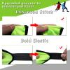 Augctoer Scrimmage Vest Sports Pinnies,Practice Vests,Team Practice Jerseys, Numbered Training Pennies for Sports Youth Adult 12pcs (Green, M) view 2