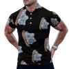 Cute Australia Koala Bear Men's Polo Shirt Short Sleeve Dual Tipped Collar Casual T-Shirt Tee Tops M view 1