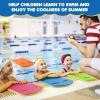 6 Pcs Swimming Kickboard Training Kickboard, EVA Foam Swim Board U Design Colorful Water Pool Board with Integrated Hole Handle for Kids Adults Beginner Pool Beach Exercise Accessories Aid Equipment view 3
