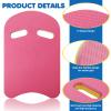 6 Pcs Swimming Kickboard Training Kickboard, EVA Foam Swim Board U Design Colorful Water Pool Board with Integrated Hole Handle for Kids Adults Beginner Pool Beach Exercise Accessories Aid Equipment view 4