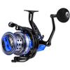 Sougayilang Spinning Reels 10000 Series Surf Fishing Reels, Ultra Smooth Powerful with CNC Aluminum Spool, Inshore & Offshore Saltwater Fishing (Blue- SFL10000) view 3