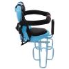 Rear Mounted Child Bike Seat Replacement Kids Bicycle Rear Seat Chair with Guardrail, Baby Child Kids Bicycle Bike Carrier MTB Road Bike Safety Bicycle Seat Bike Rear Kids Saddle with Foot Pedal view 4
