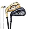 Left Handed Golf Club Iron Golf Irons Mens Women NSR3#7 Professional Pole R/S Shaft Steel Head Golf Driver (Gold,Carbon Rod-S) view 2