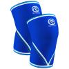 Rehband 7051 Classic 7mm V-Knee-Sleeve for Weightlifting, Competition Grade Powerlifting Knee Sleeve, Compression Sleeve for Crossfit, Squats, Gym, Colour:Blue - 1 Pair, Size:XX-Large view 1