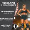 Rehband 7051 Classic 7mm V-Knee-Sleeve for Weightlifting, Competition Grade Powerlifting Knee Sleeve, Compression Sleeve for Crossfit, Squats, Gym, Colour:Blue - 1 Pair, Size:XX-Large view 3